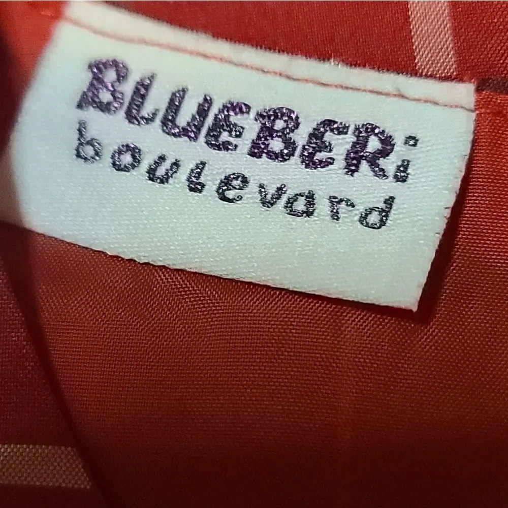 Blueberi Boulevard red plaid
